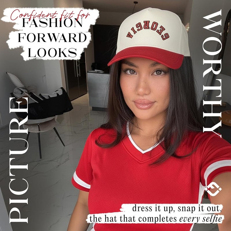 Funky Junque Trucker Hat Women Men 2-Tone Baseball Cap – Vintage Western Style Embroidered Snapback, Premium Cotton Blend - Image 2